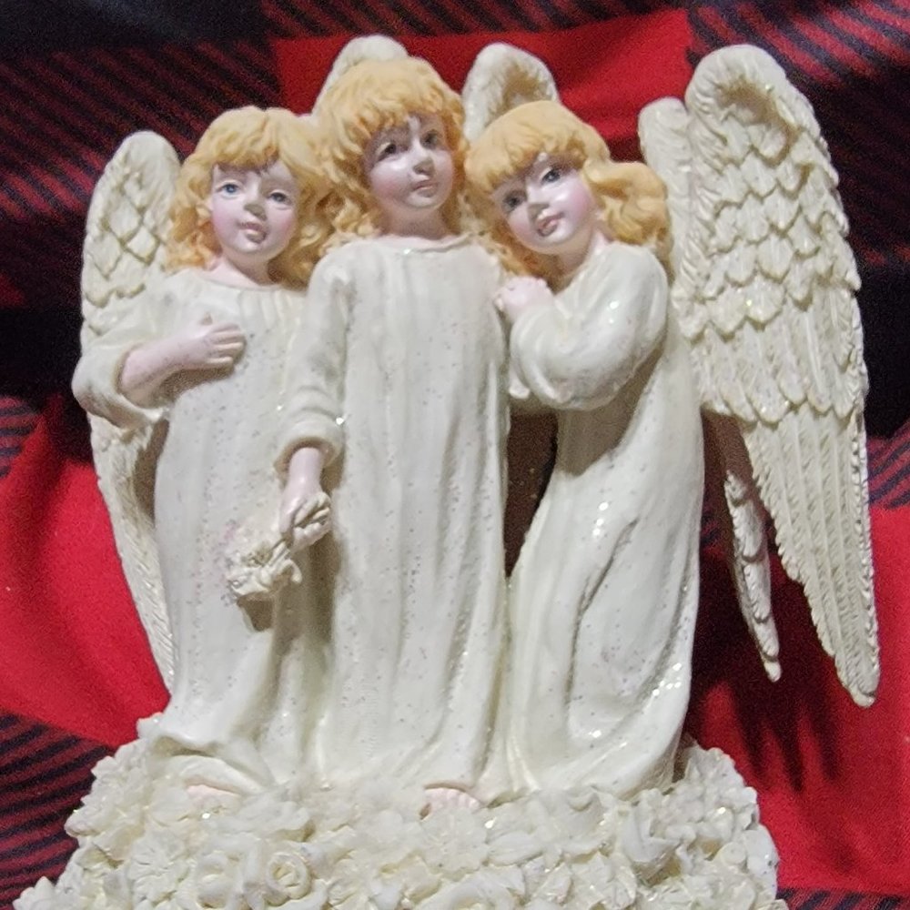 Vintage House of Lloyds Musical Christmas Angels-1998